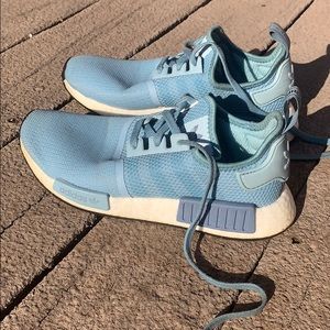 Adidas blue NMD running/tennis shoes